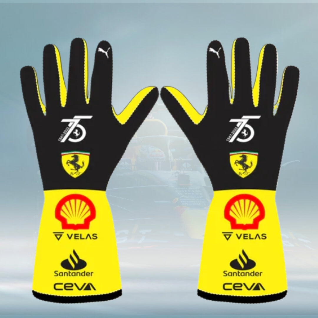 Ferrari 75th anniversary Charles Leclerc Gloves 2022