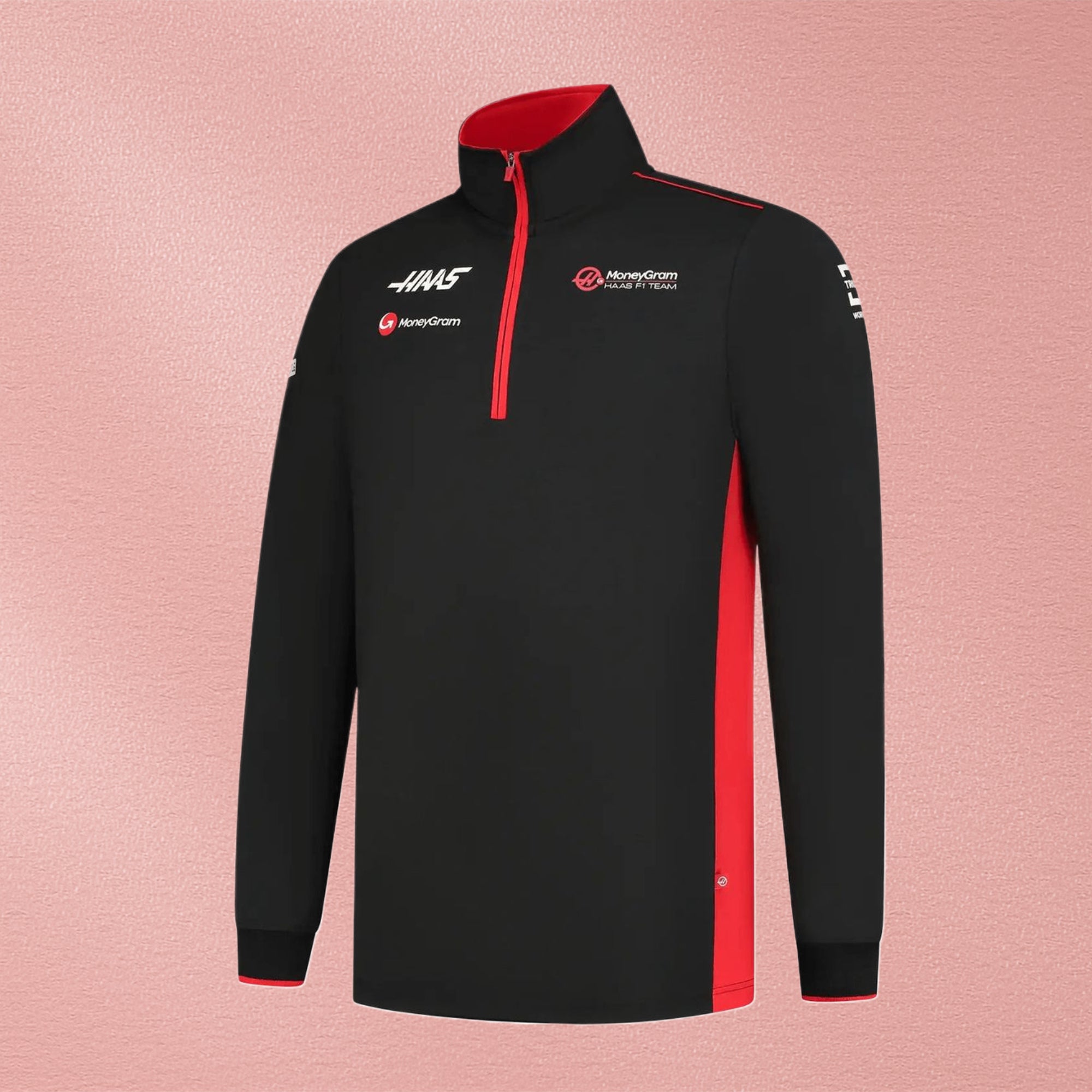 Fitted Zip Sweater  Haas F1 Team