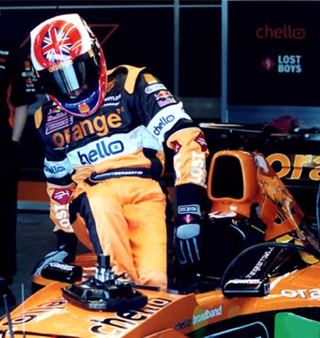 Johnny Herbert 2001 Arrows Racing F1 Boots