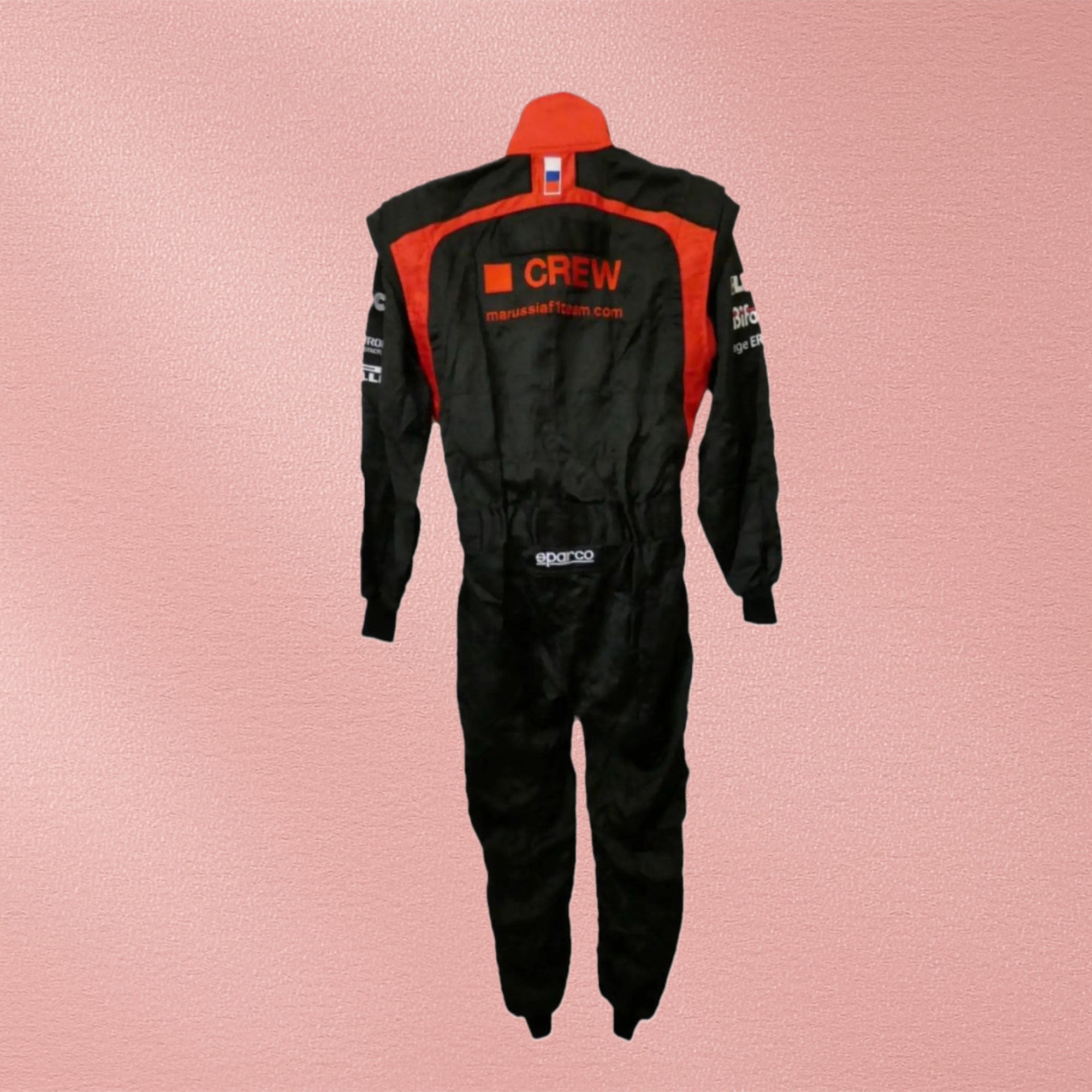 Marussia F1 2013 pit crew Embriodered suit