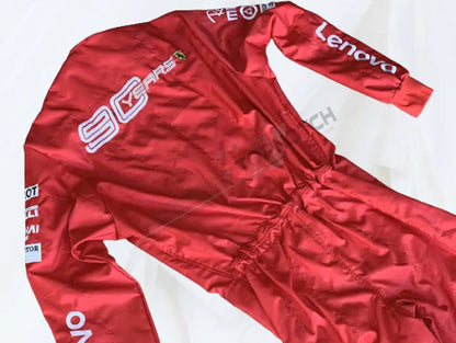 Charles Leclerc 2019 Ferrari 90Years Embroidered race suit | F1 Replica Embroidery Race Suit