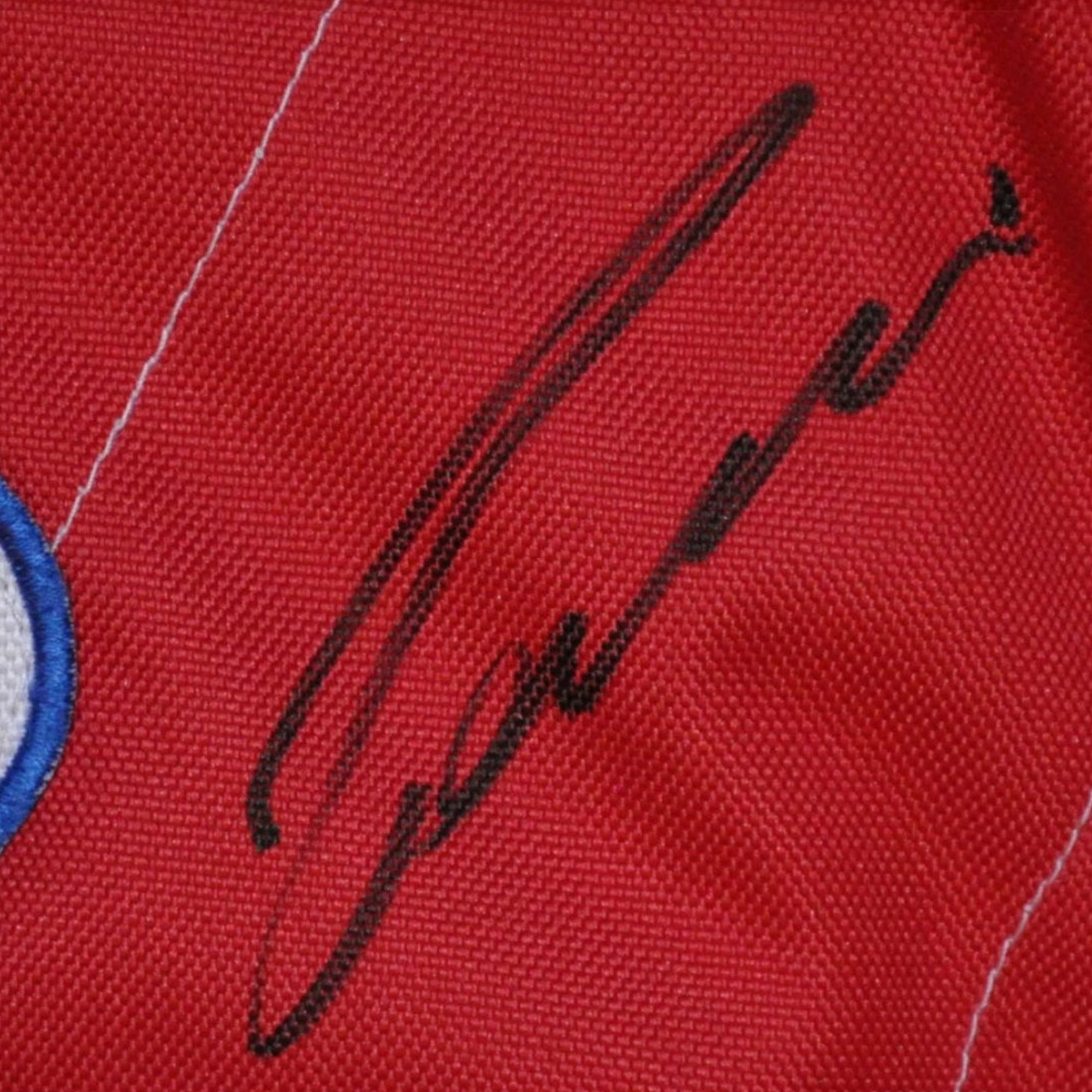 NIKI LAUDA SIGNED FERRARI 1977 F1 REPLICA Embriodered Race SUIT
