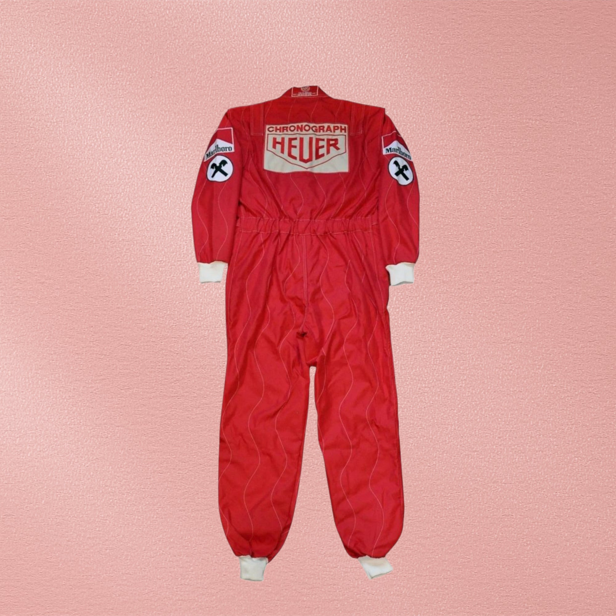 NIKI LAUDA SIGNED FERRARI 1977 F1 REPLICA Embriodered Race SUIT