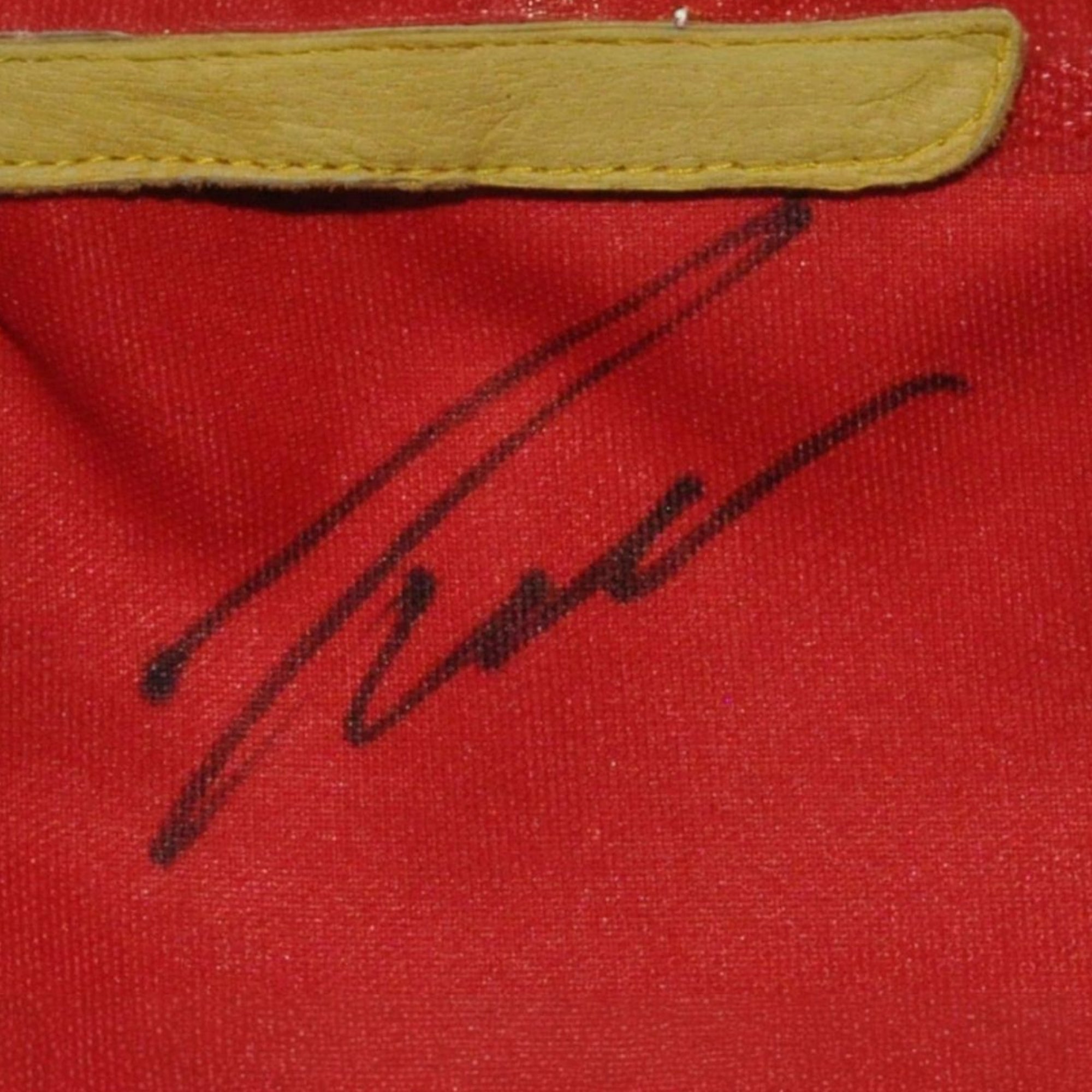 NIKI LAUDA SIGNED RED REPLICA RACING GLOVES