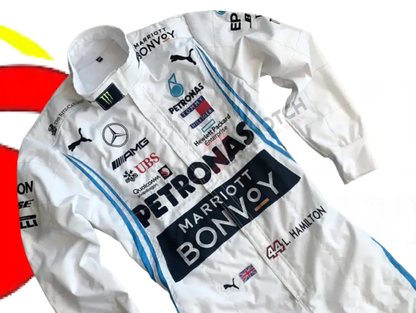 Lewis Hamilton 2019 Replica Racing Suit Mercedes-AMG PETRONAS