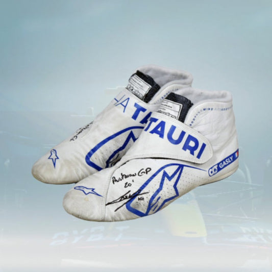 2020 Pierre Gasly F1 Race Scuderia AlphaTauri Boots
