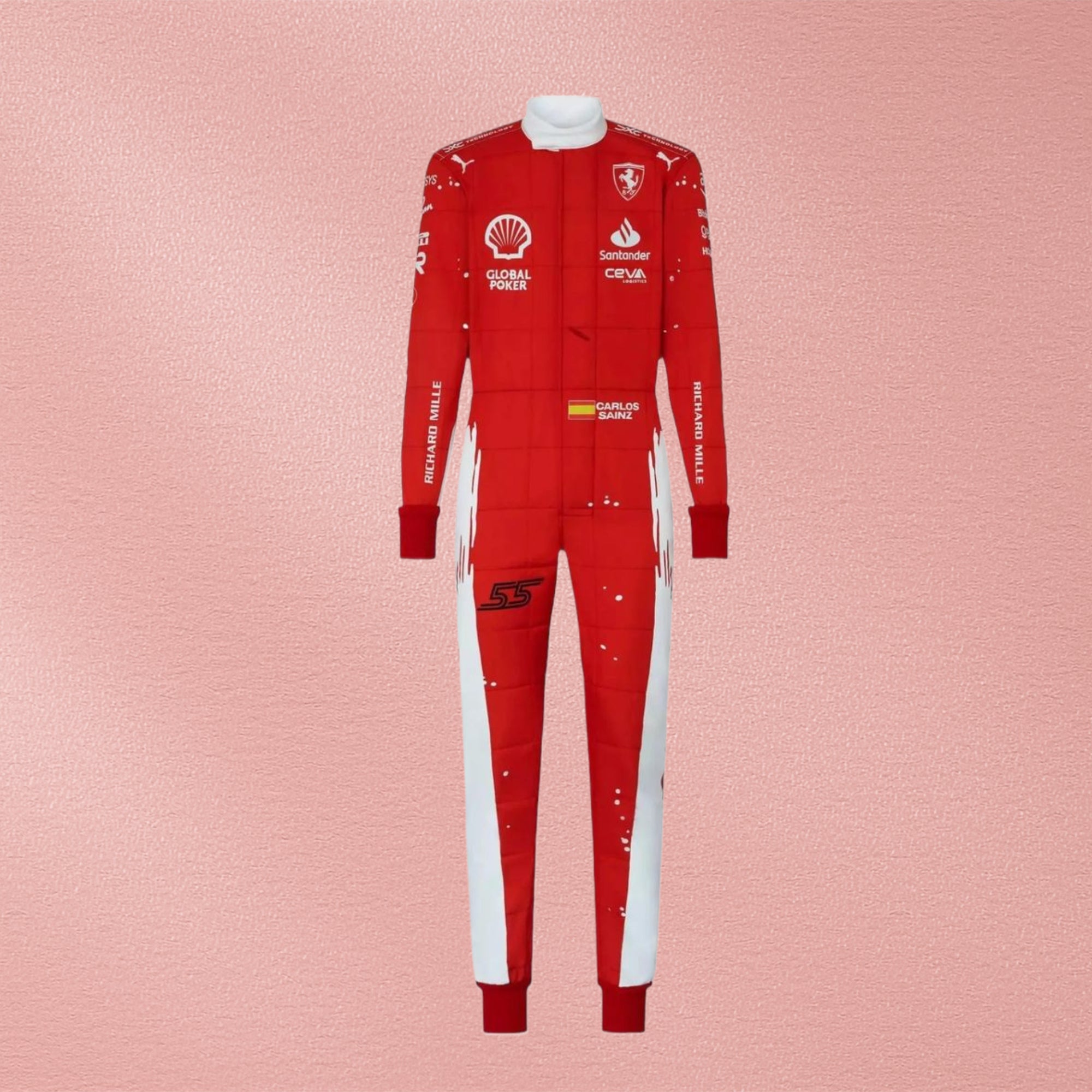 Scuderia Ferrari Race Suit Charles Leclerc & Carlos Sainz Jr - 2023 Las Vegas GP special edition