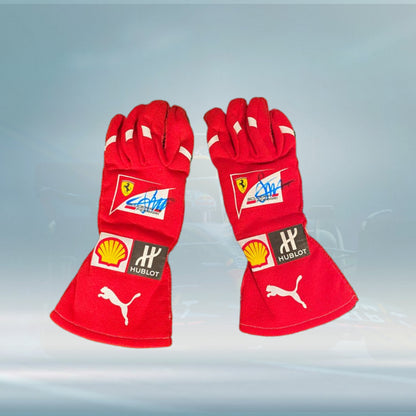Sebastian Vettel 2015 Ferrari F1 Race gloves