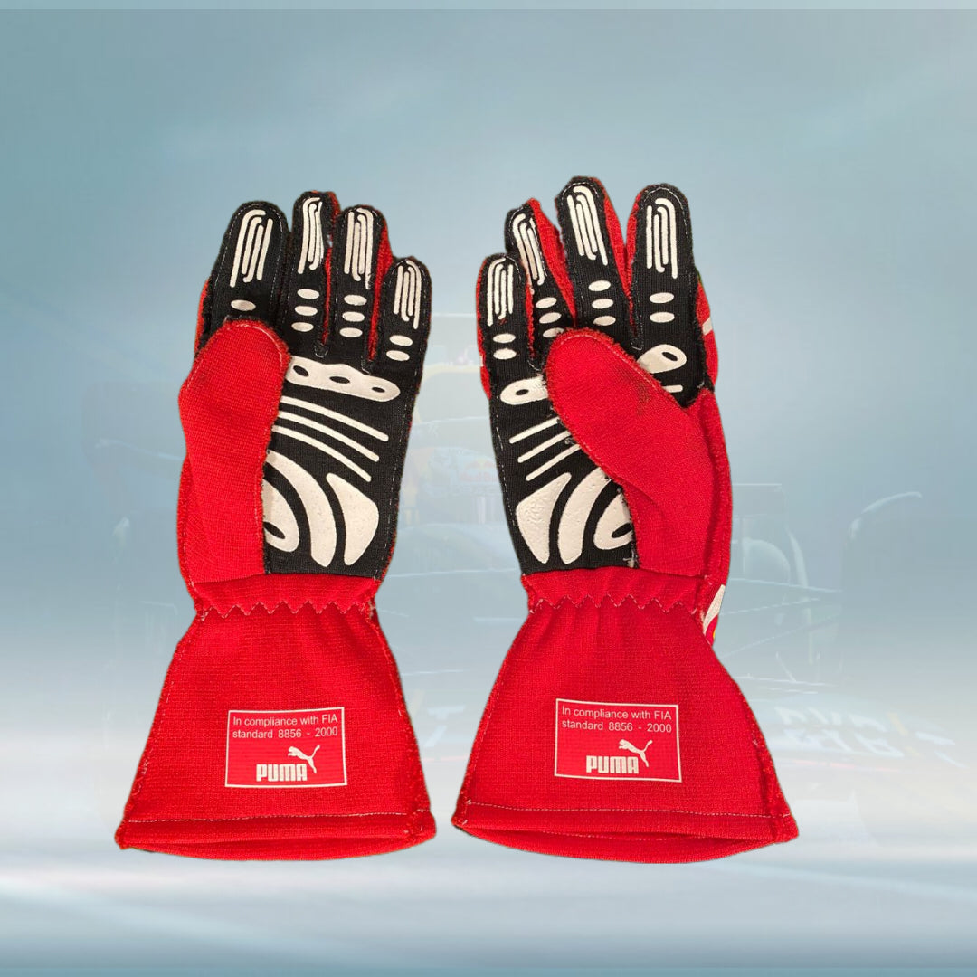 Sebastian Vettel 2015 Ferrari F1 Race gloves