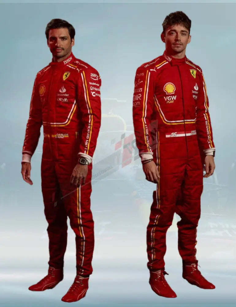 Charles Leclrec Scuderia Ferrari 2024 Race Suit F1
