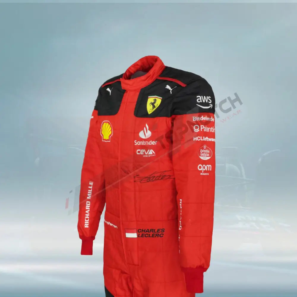 Carlos Saniz 2023 F1 Ferrari Suit Race