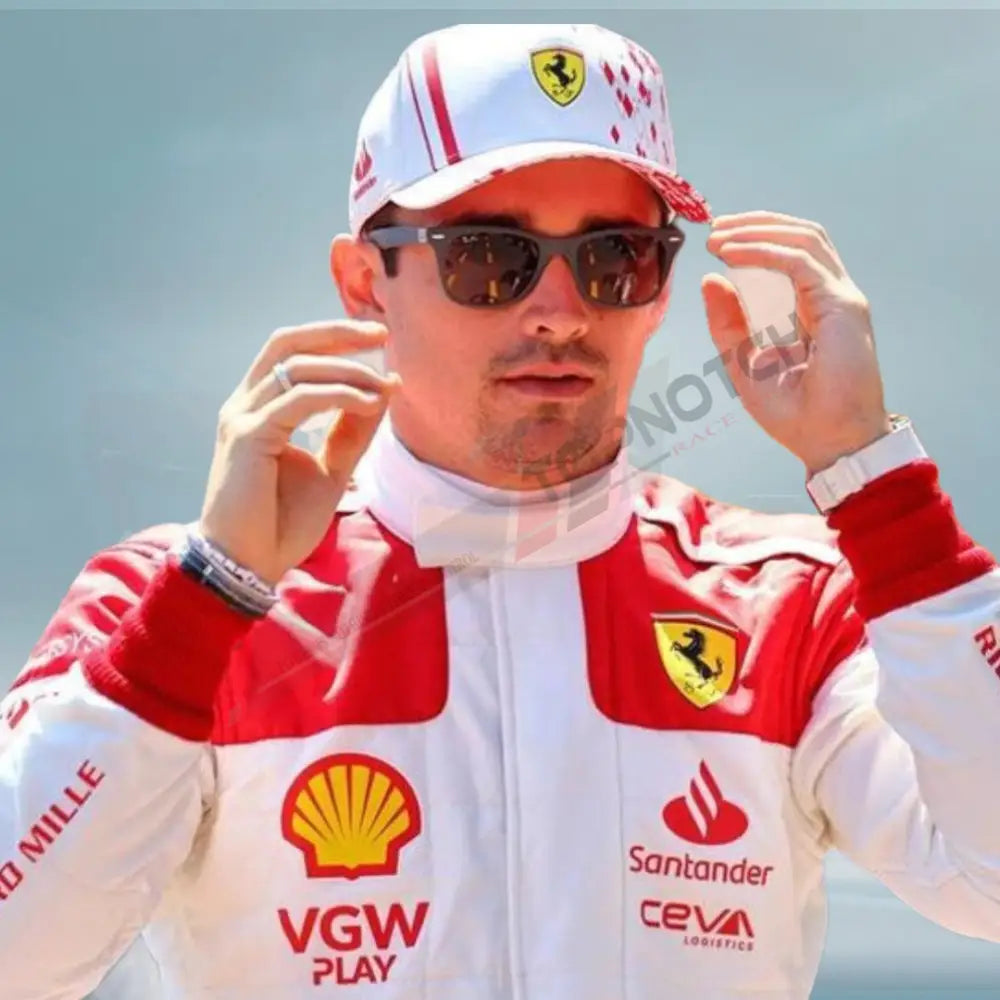 Charles Leclerc 2023 F1 Monaco GP ferrari Race Suit