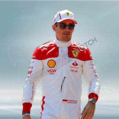 Charles Leclerc 2023 F1 Monaco GP ferrari Race Suit
