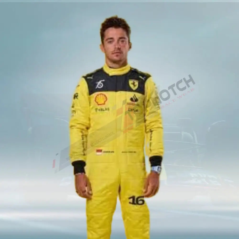 F1 Ferrari 75th anniversary Charles Leclerc Race Suit