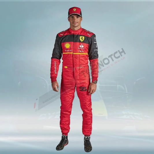 New Carlos Sainz Scuderia Ferrari Race Suit 2022 F1
