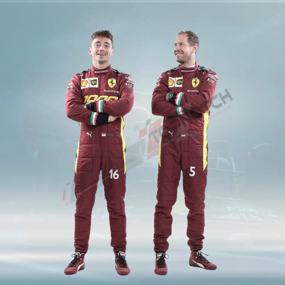 1000GP F1 Sebastian Vettel 2020 Scuderia Ferrari Race Suit