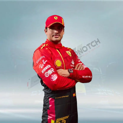 Carlos Sainz Scuderia Ferrari 2023 Grand Prix Race Suit F1