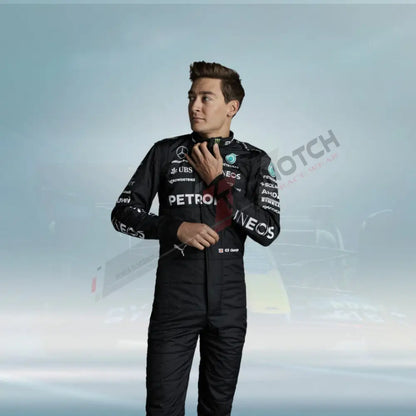 George Russell suit 2023 Mercedes AMG Petronas F1
