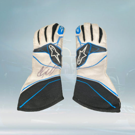 George Russell Race 2019 gloves Williams Racing