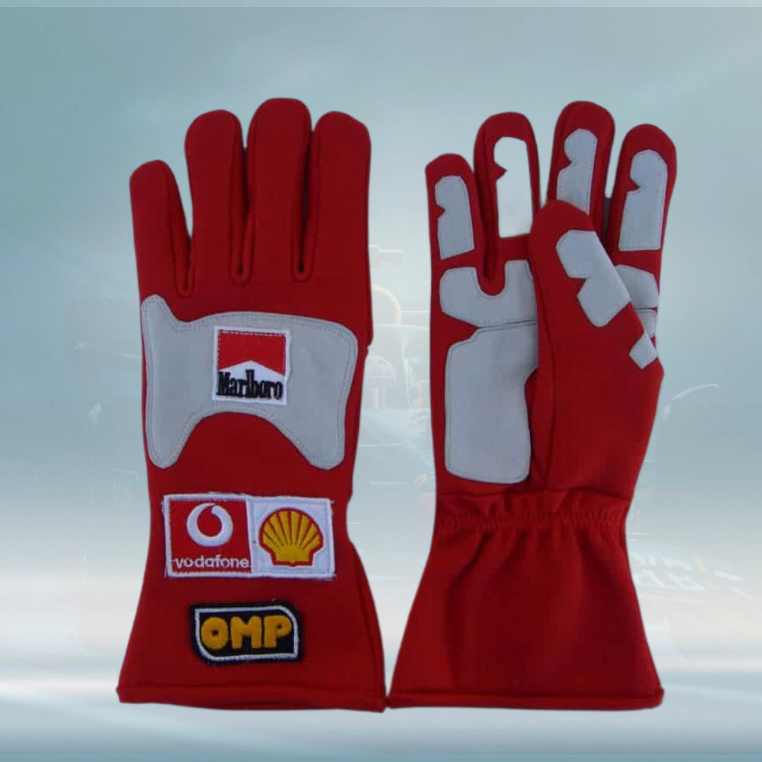 Michael Schumacher 2004 F1 Gloves Japanese Grand Prix Ferrari