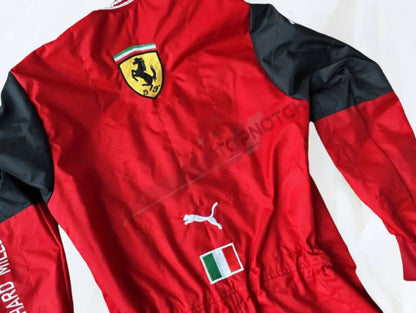 Charles Leclerc 2022 Racing Suit Ferrari F1 |  F1 Replica Embroidery Race Suit