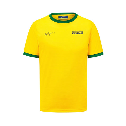 2022 Ayrton Senna Brazil Mens Sports T-shirt