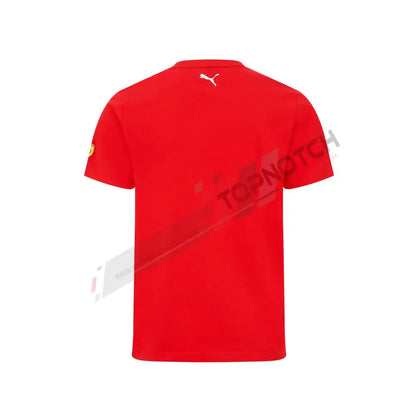 2022 Ferrari F1 Mens Sainz T-shirt red