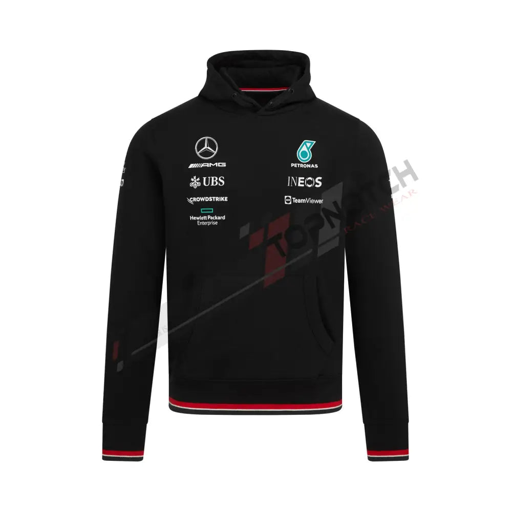 2022 Men's Hoodie Team Black Mercedes AMG F1