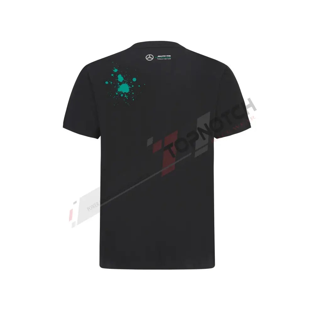 2022 Mercedes AMG F1 Mens George 63 T-shirt Black