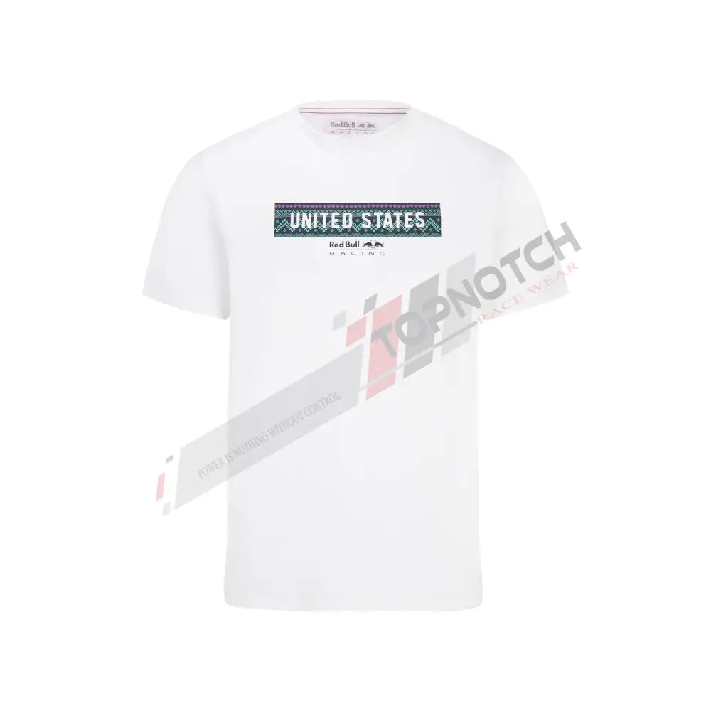 2022 Red Bull Racing Mens SE USA white T-Shirt