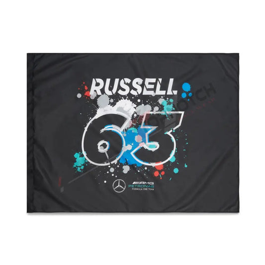 2022 Russell 63 Mercedes AMG F1 Flag