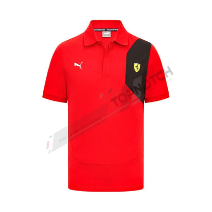 2023 Ferrari Italy F1 Mens Logo Polo Shirt