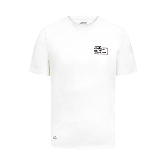 2023 Formula 1 Mens Silverstone RS T-shirt White