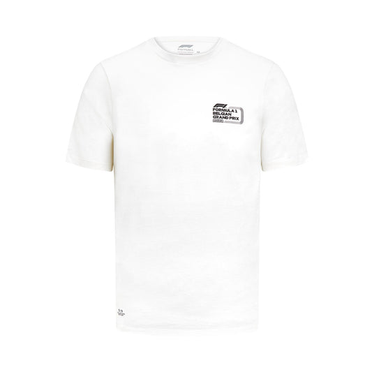 2023 Formula 1 Mens Spa RS T-shirt White