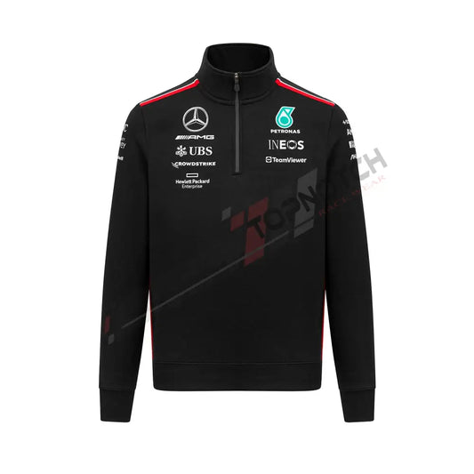 2023 Men's Hoodie 1/4 Zip Team Mercedes AMG F1