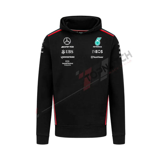 2023 Men's Hoodie Team Black Mercedes AMG F1