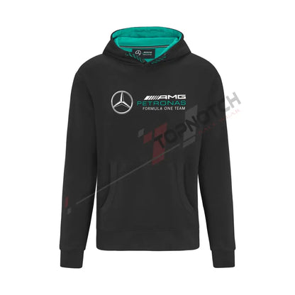 2023 Mercedes AMG F1 Mens Logo Hooded Sweatshirt