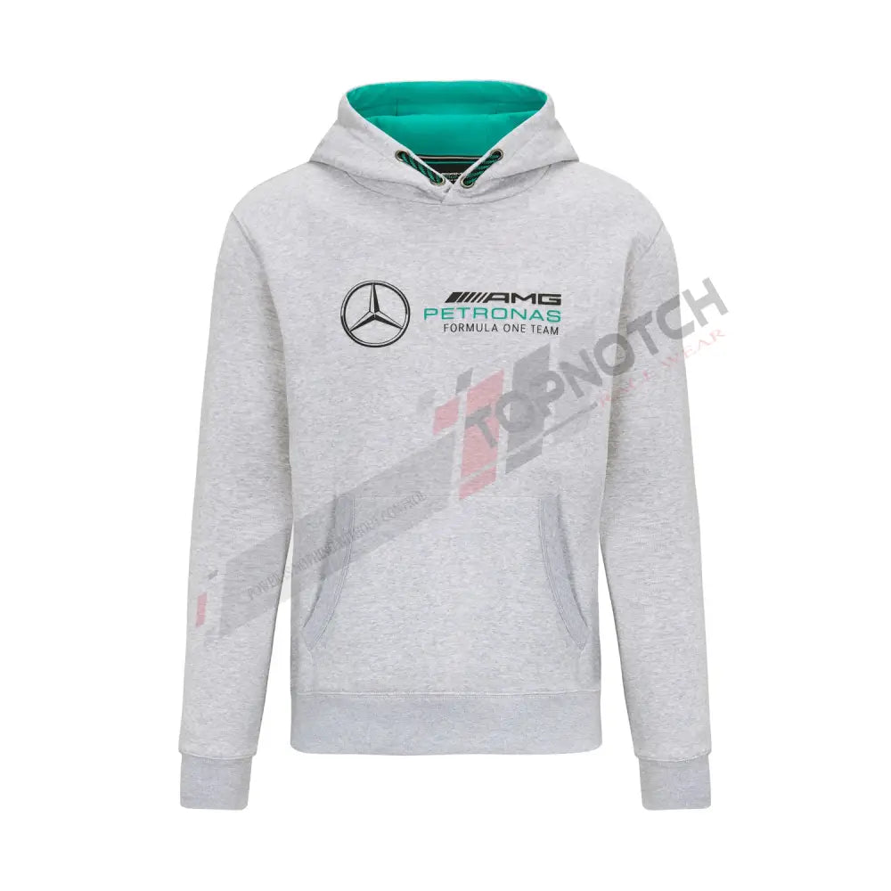 2023 Mercedes AMG F1 Mens Logo Hooded Sweatshirt