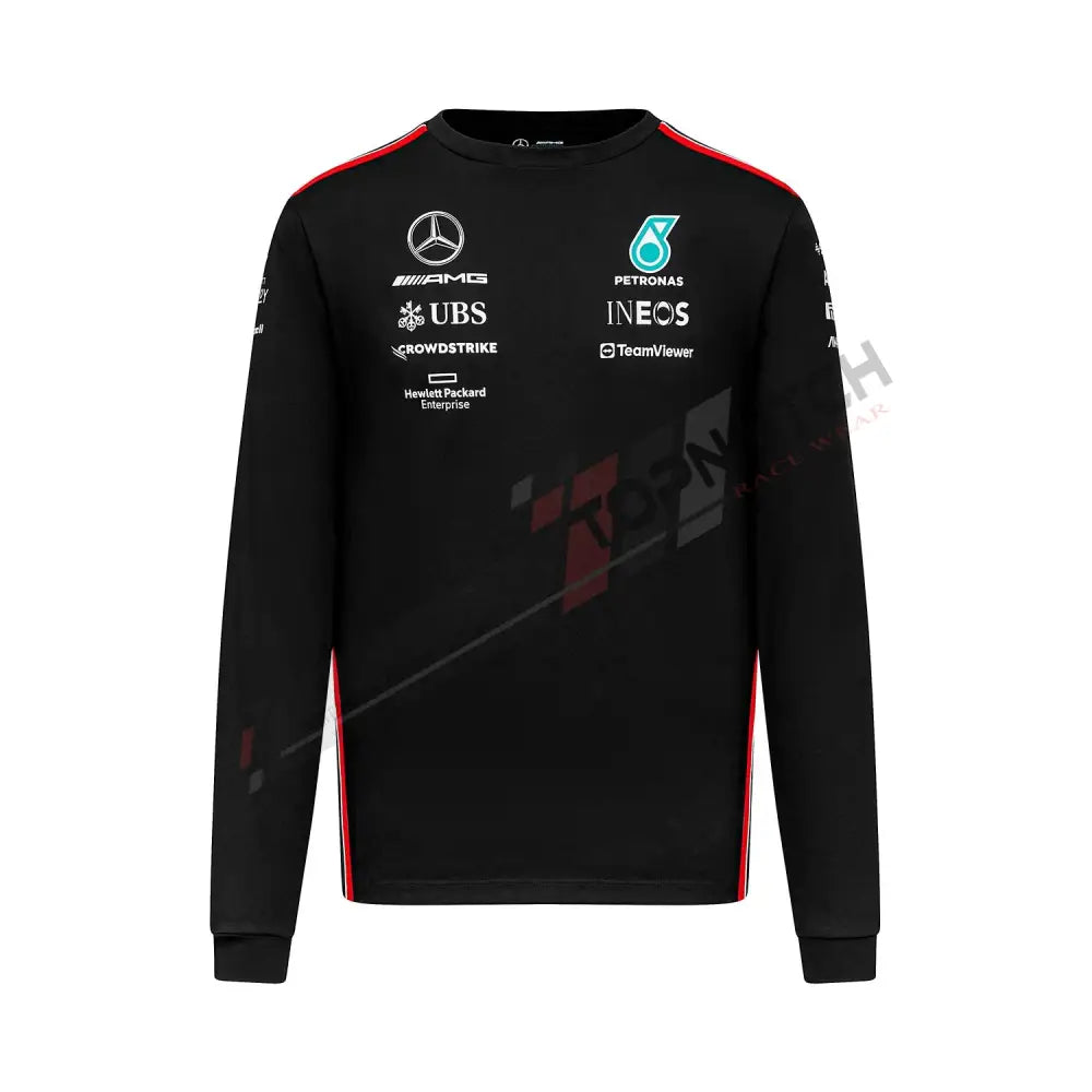 2023 Mercedes AMG F1 Mens Team Longsleeve T-shirt