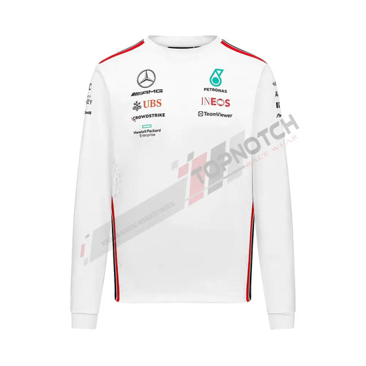 2023 Mercedes AMG F1 Mens Team Longsleeve T-shirt