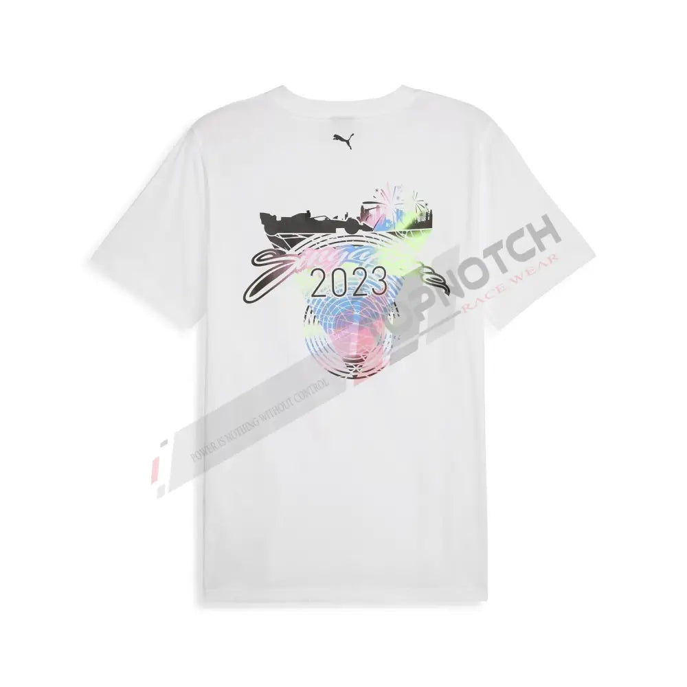 2023 Mercedes F1 Mens Singapore T-Shirt white