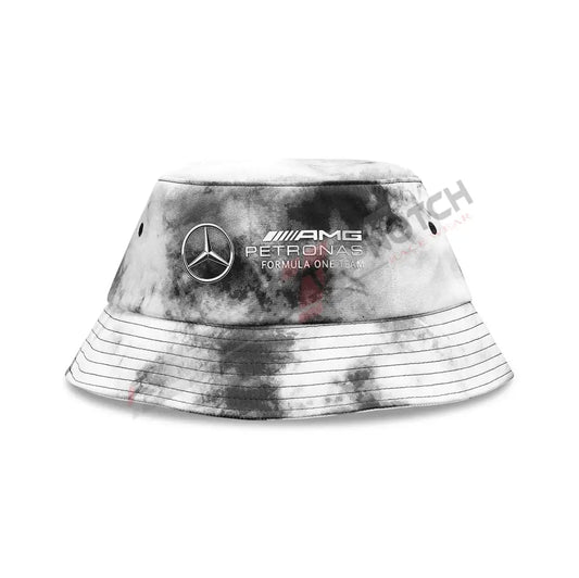 2023 Mercedes F1 Tie Dye grey Bucket Hat