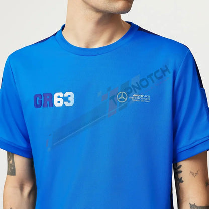 2023 Mercedes Germany AMG F1 Mens George Russell Sports T-shirt