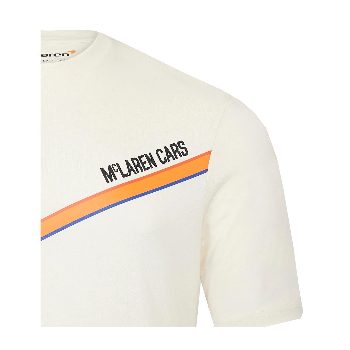 2023 Team McLaren F1 Mens Monaco Triple Crown T-Shirt Ecru