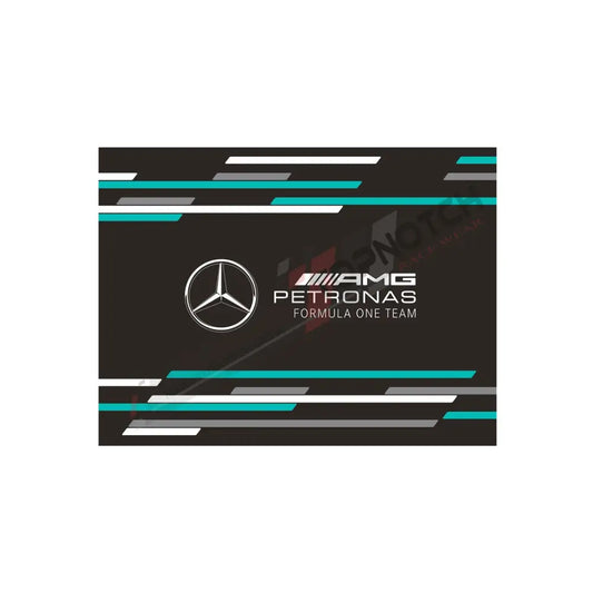 2023 Team black Mercedes AMG F1 Flag