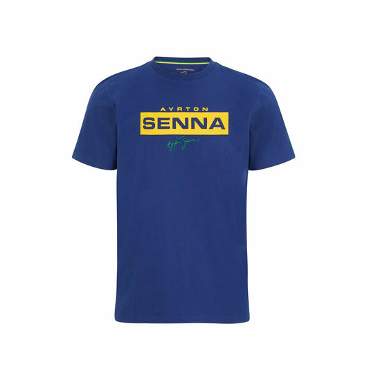 Men's T-shirt Logo navy Ayrton Senna F1