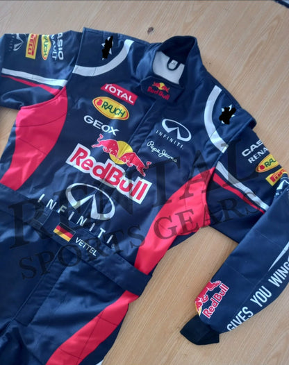 Sebastian vettel Redbull 2012 Printed Race Suit F1