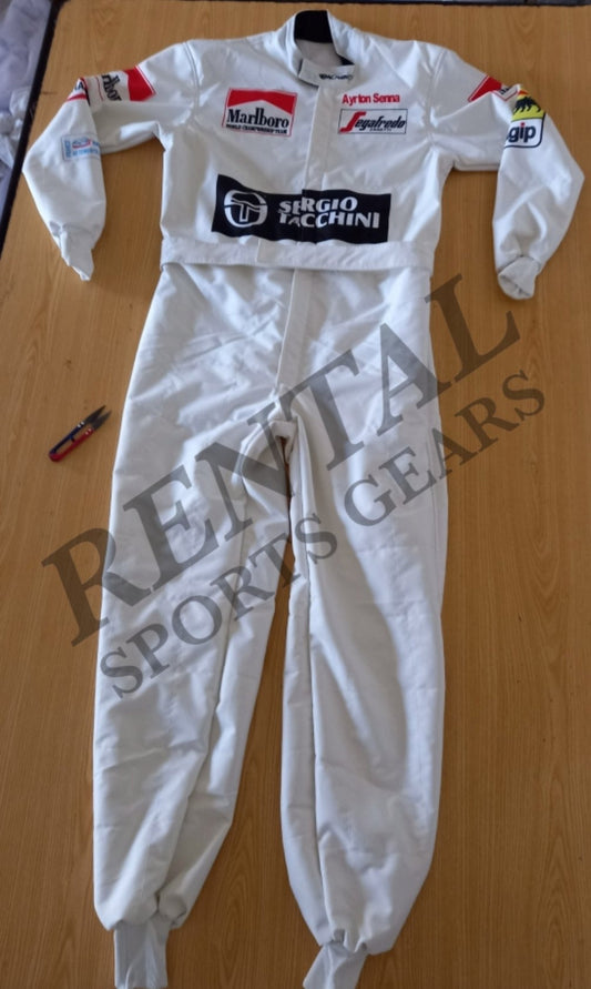 Ayrton Senna Sergio Tacchini Race Suit F1 Marlboro Race Suit