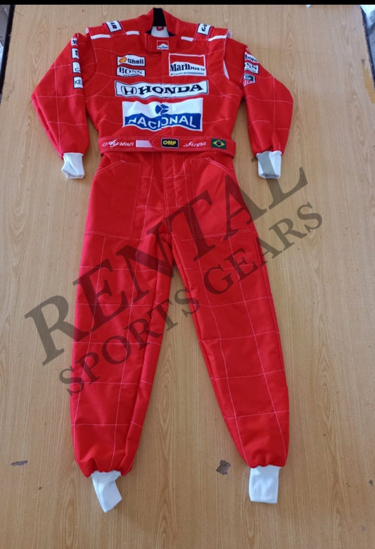 F1 Ayrton Senna 1991 Race Suit | F1 Marlboro Race Suit