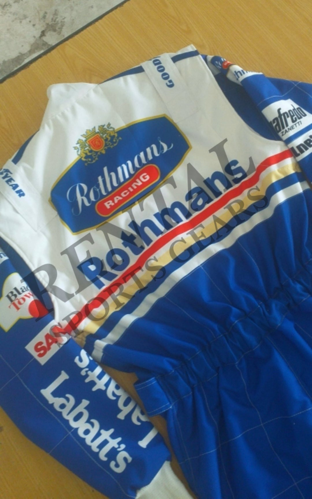 Damon Hill's 1996 Rothmans F1 race suit -  Rothmans Williams Renault F1 Suit